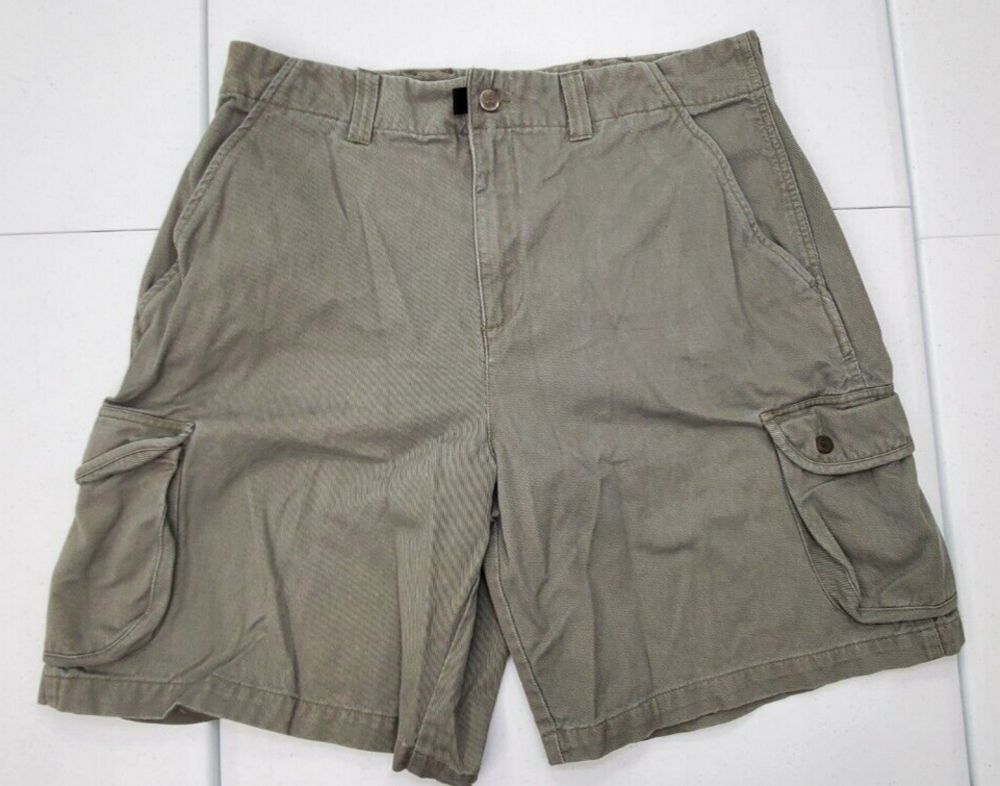 Vintage Nike ACG Cargo Shorts 36 Green Cotton Corduroy Outdoor Camping Rare